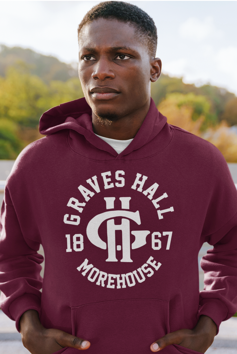 Graves Hall Millenium Hoodie Halls of Morehouse
