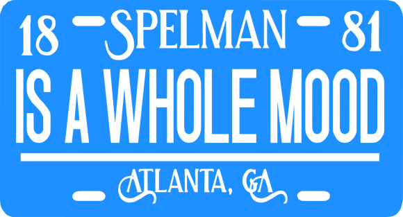 Spelman License Plate Tees
