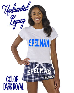 UNDAUNTED LEGACY - FLANNEL SHORTS - DORM LOUNGEWEAR