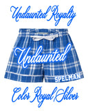 UNDAUNTED ROYALTY - FLANNEL SHORTS - DORM LOUNGEWEAR