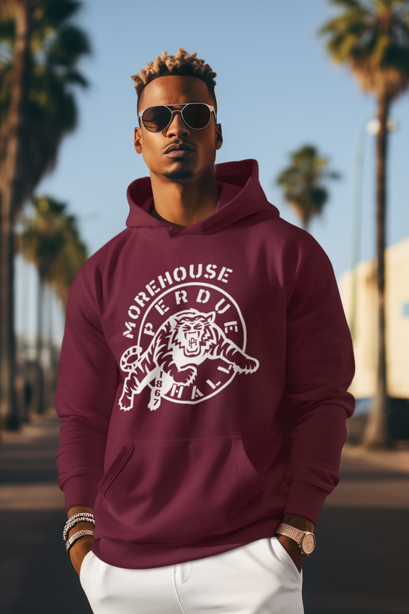 Perdue Hall - Tiger Tee Hoodie